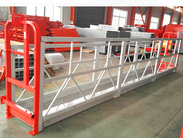 Aluminum Alloy Suspended Scaffolding Systems 1000 Kg 2 2 Kw For Window Cleaning Sewbc Com