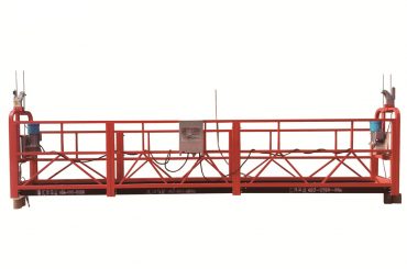 stål / varmgalvaniseret midlertidigt ophængt platform, zlp500 vedligeholdelsesvugge
